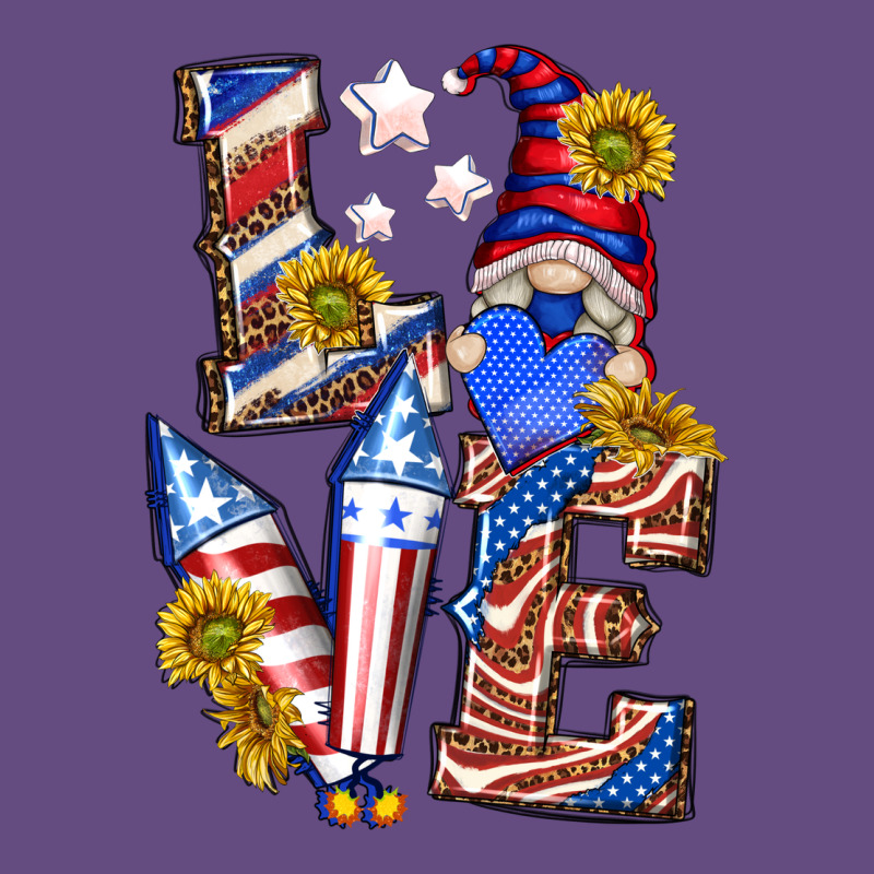 Love 4th Of July With Gnome Vintage Hoodie by texasbilliewilder | Teevron