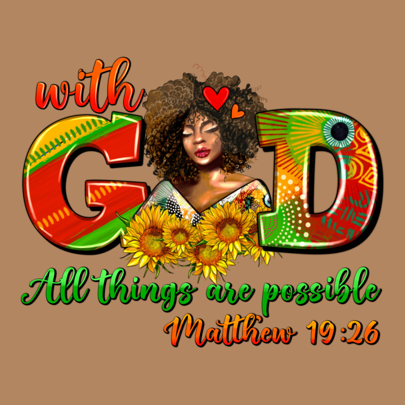 With God All Things Are Possible Juneteenth Long Sleeve Tee by AdoDesignShop | Teevron