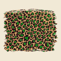 Leopard With Green Glitter Premium Tee | Teevron