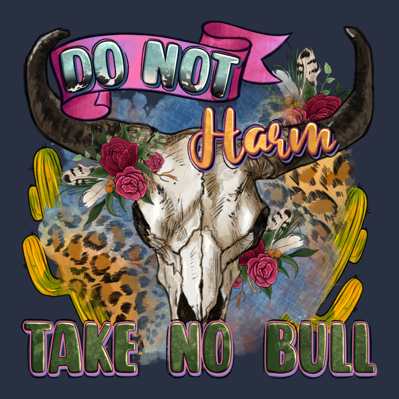 Do Not Harm Take No Bull Cow Skull Heavyweight Sweatshirt by Zillion Design Studio | Teevron