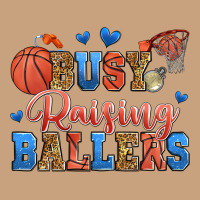Busy Raising Ballers Basketball Vintage Tee | Teevron