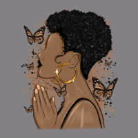 Black Woman Praying Heavyweight Hoodie | Teevron