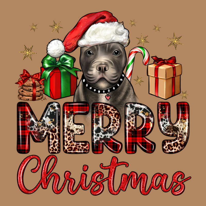 Merry Christmas Pitbull Long Sleeve Tee by JahusDesignShop | Teevron