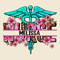 Floral Nurse Custom Name Ladies Tee | Teevron