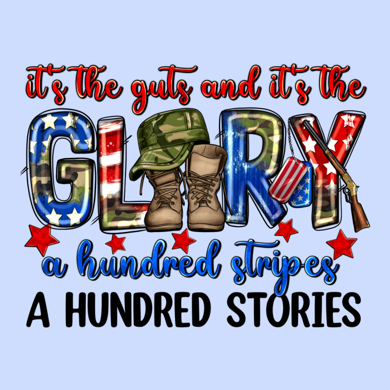 It's The Guts And It's The Glory A Hundred Stripes Urban Heavy Tee by Neo Western | Teevron
