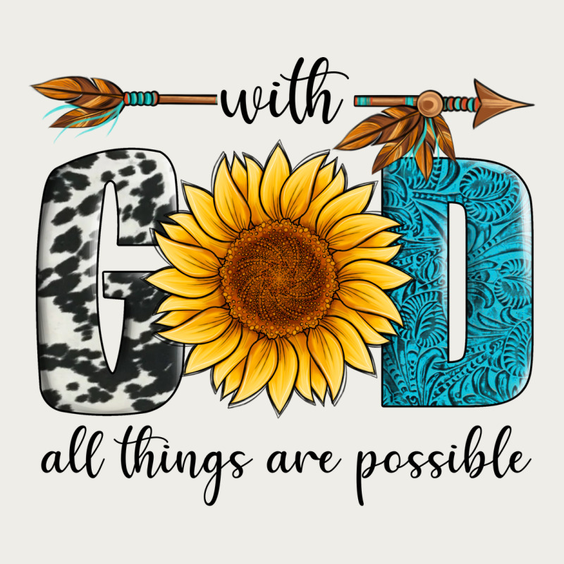 With God All Things Are Possible Zipper Hoodie by Artiststas | Teevron