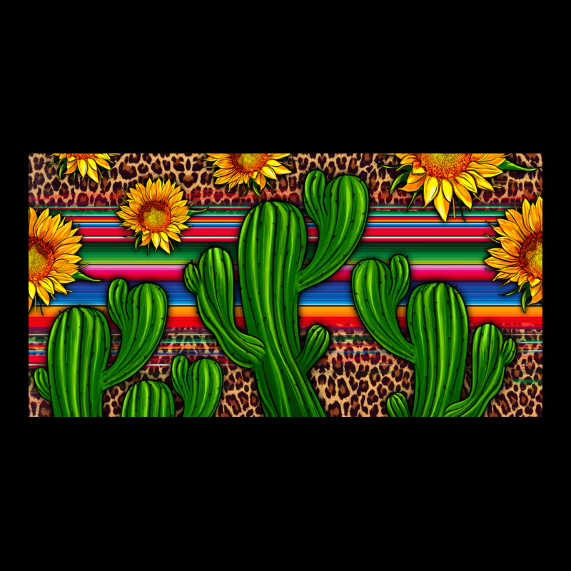 Sunflowers And Cactus License Plate Premium Tee by Artiststas | Teevron