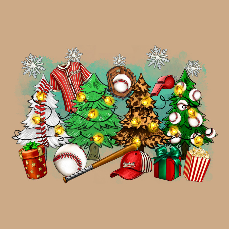 Christmas Trees With Baseball Vintage Hoodie by Zillion Design Studio | Teevron