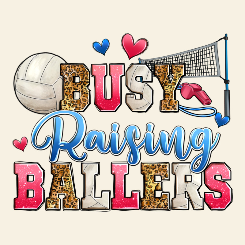 Busy Raising Ballers Volleyball Vintage Tee by Zillion Design Studio | Teevron