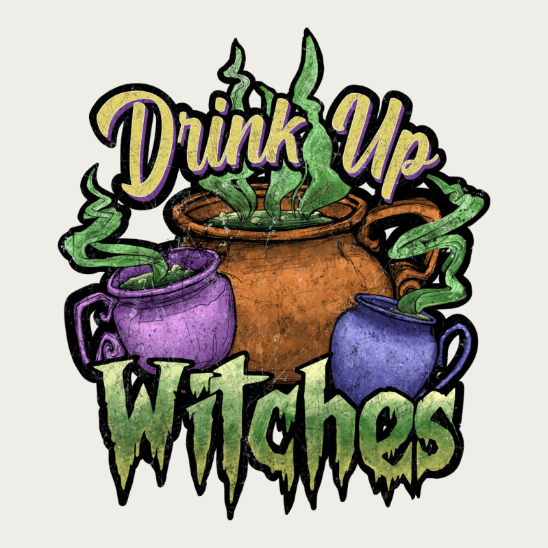 Drink Up Witches White Zipper Hoodie by JahusDesignShop | Teevron