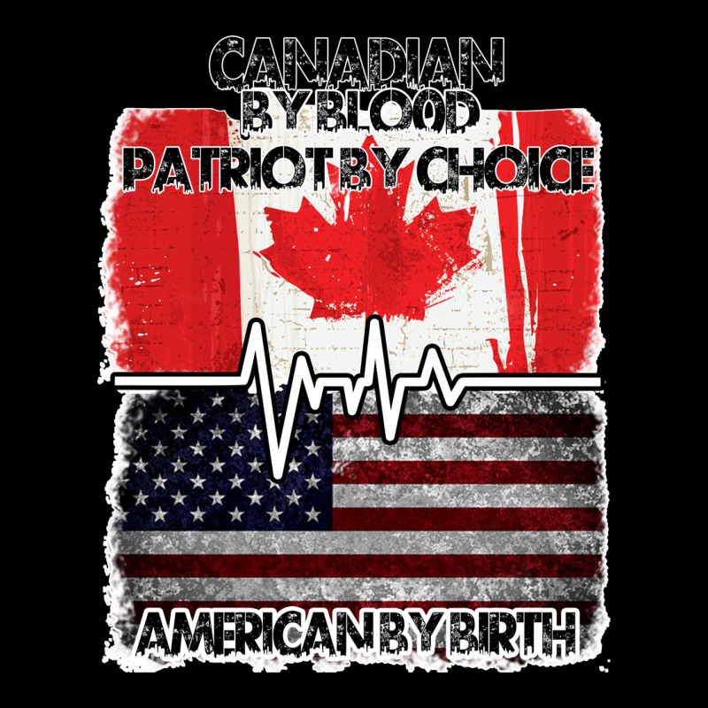 American By Birth Canadian By Blood Patriot By Choice Urban Hoodie by Bettercallsaul | Teevron
