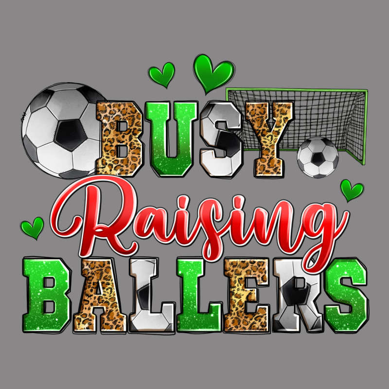 Busy Raising Ballers Soccer Vintage Tee by Zillion Design Studio | Teevron