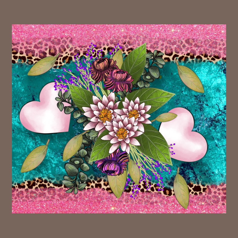 V.d Flowers And Hearts Premium Hoodie by AdoDesignShop | Teevron