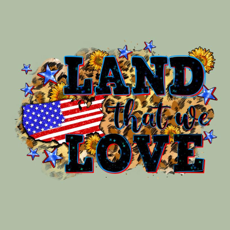 Land That We Love 4th Of July Urban Heavy Tee by Neo Western | Teevron
