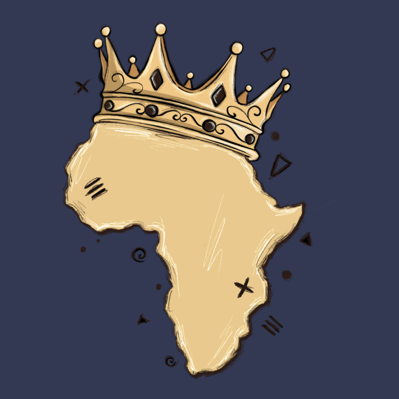 Africa With Crown Heavyweight Hoodie by MaliasSmallBusiness | Teevron