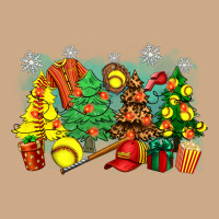 Christmas Trees With Softball Vintage Hoodie | Teevron
