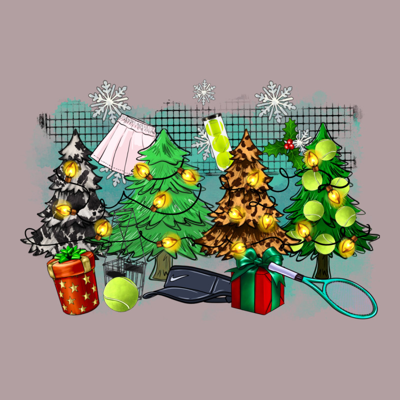 Christmas Trees With Tennis Vintage Hoodie by Zillion Design Studio | Teevron