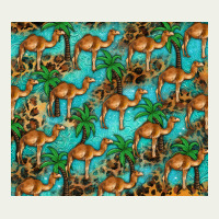 Camel Leopard Urban Heavy Tee | Teevron
