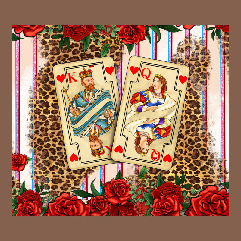 Valentines Day Playing Cards Zipper Hoodie by AdoDesignShop | Teevron