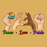 Peace Love Pride Premium Hoodie | Teevron