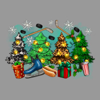 Christmas Trees With Hockey Vintage Hoodie | Teevron