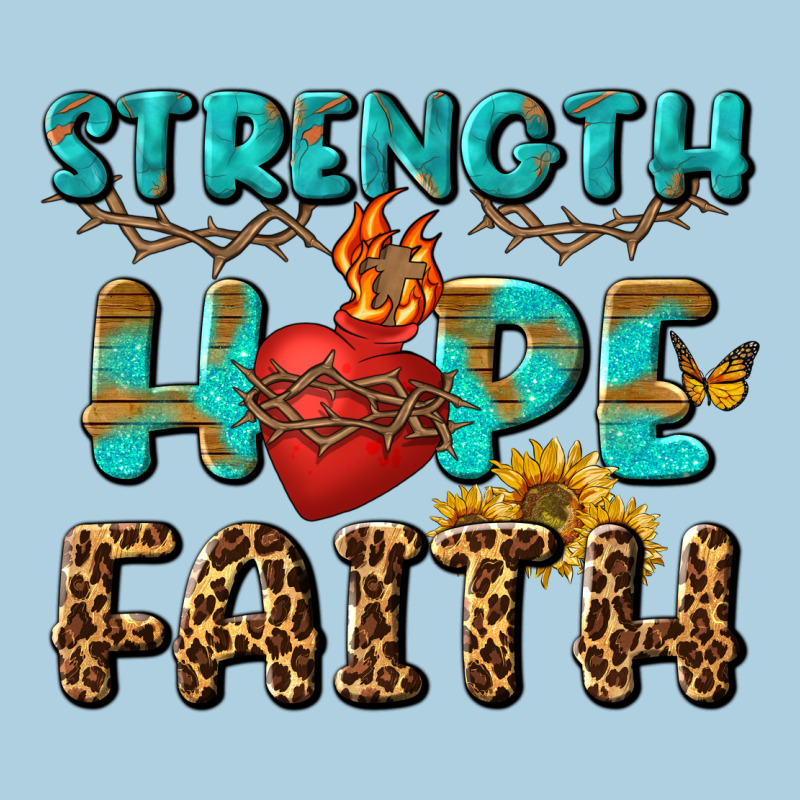 Strength Hope Faith Premium Hoodie by BundleAndBundleShop | Teevron
