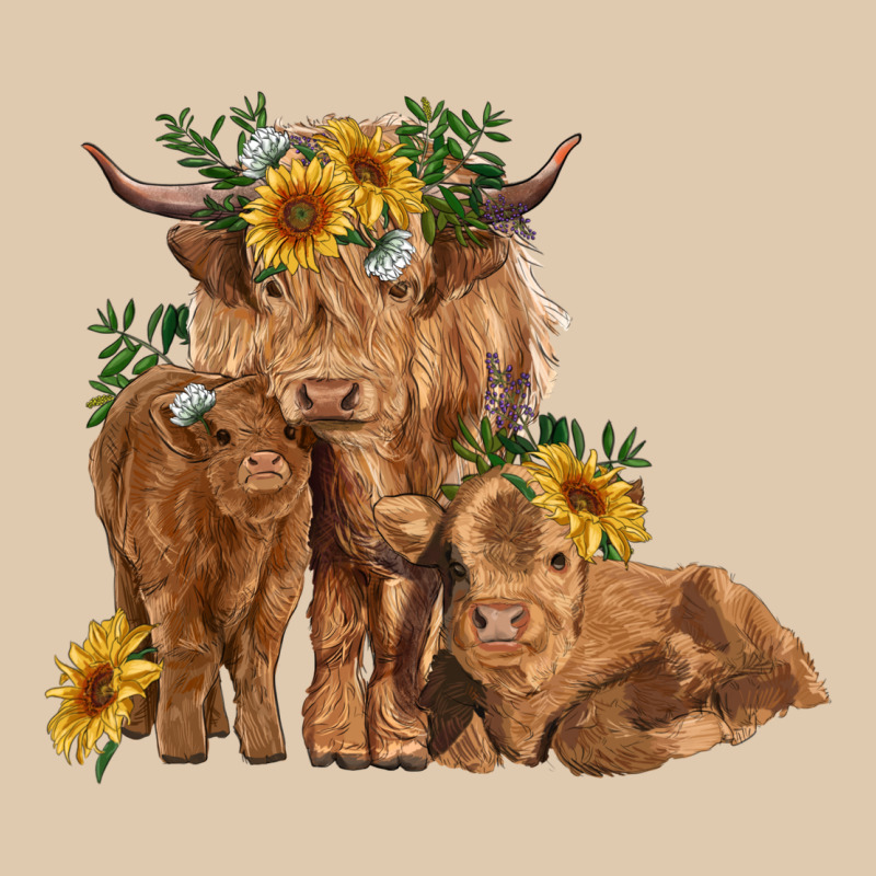 Highland Cow Family Heavyweight Sweatshirt by RanaPortraitStore | Teevron