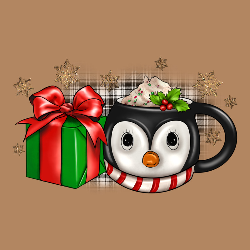 Christmas Penguin Coffee Long Sleeve Tee by JahusDesignShop | Teevron