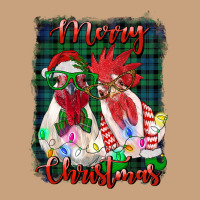 Christmas Roosters With Background Vintage Tee | Teevron