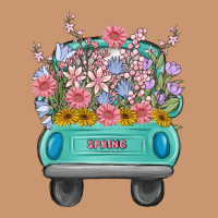 Truck With Flowers Malia Heavyweight Hoodie | Teevron