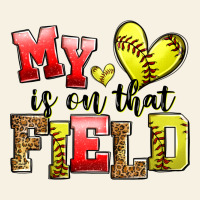 My Heart Is On That Field Softball Vintage Tee | Teevron