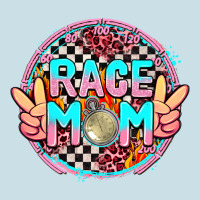 Race Mom With Leopard And Peace Hand Ladies Tee | Teevron