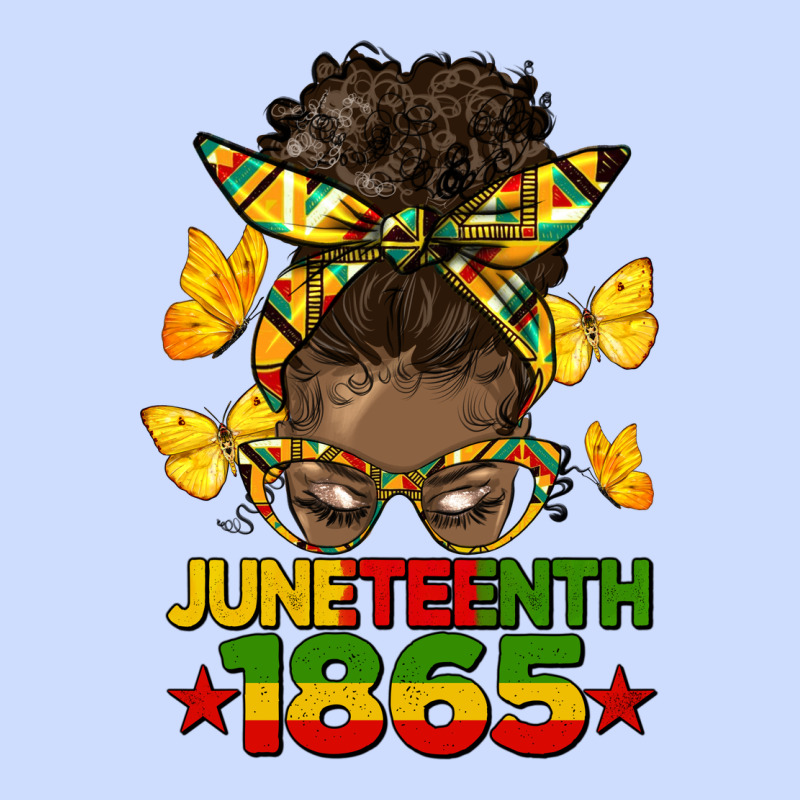 Juneteenth 1865 Afro Bun Urban Heavy Tee by HRA Design Shop | Teevron