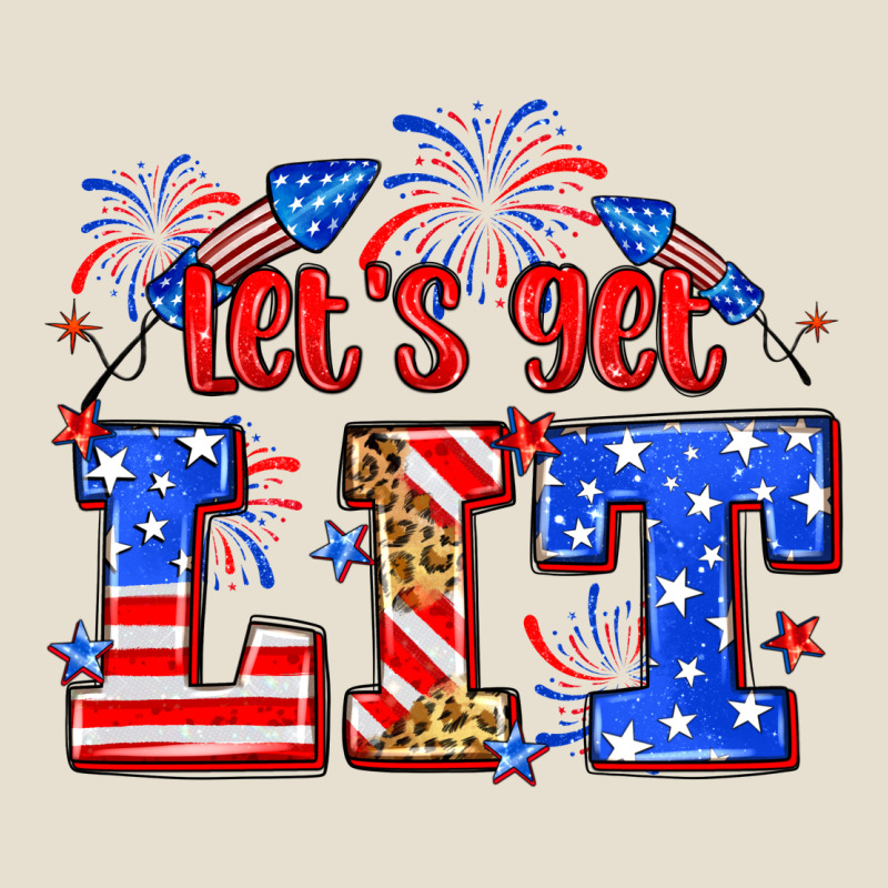 Let's Get Lit 4th Of July Urban Heavy Tee by Neo Western | Teevron