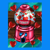 Candy Machine  With Heart Candies  Air Zipper Hoodie | Teevron