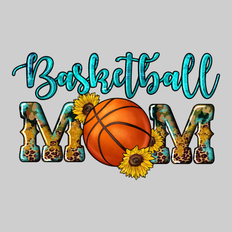Western Leopard Camouflage Sunflowers Glitter Mom Basketball Premium Tee by Artiststas | Teevron