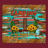 Camping Is My Happy Place Zipper Hoodie | Teevron