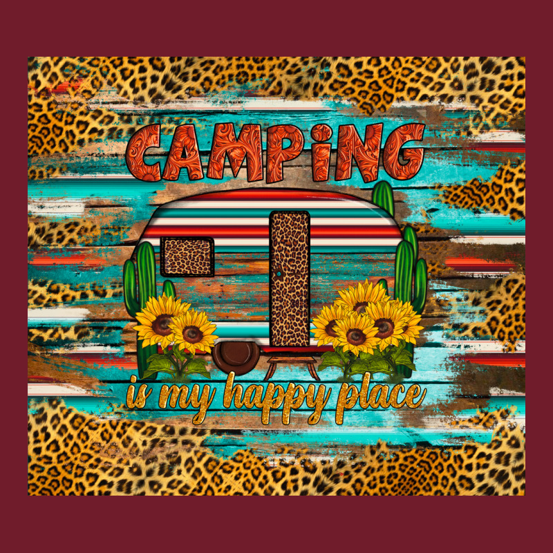 Camping Is My Happy Place Zipper Hoodie by Artiststas | Teevron