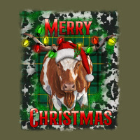 Merry Christmas Longhorn Cow Vintage Tee | Teevron