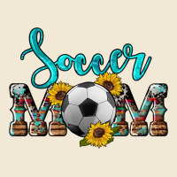 Western Leopard Cowhide Sunflowers  Glitter Mom Soccer Premium Tee | Teevron