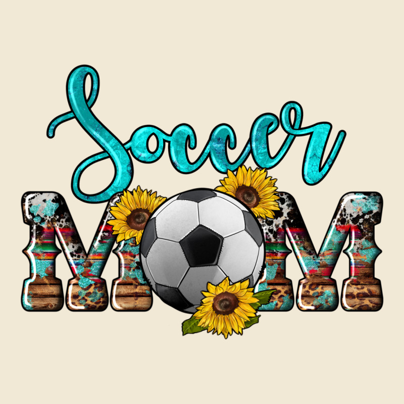 Western Leopard Cowhide Sunflowers  Glitter Mom Soccer Premium Tee by Artiststas | Teevron