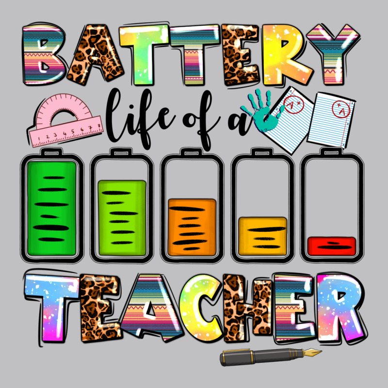 Battery Life Of A Teacher Classic Tee by AdoDesignShop | Teevron