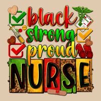 Black Strong Proud Nurse Heavyweight Sweatshirt | Teevron