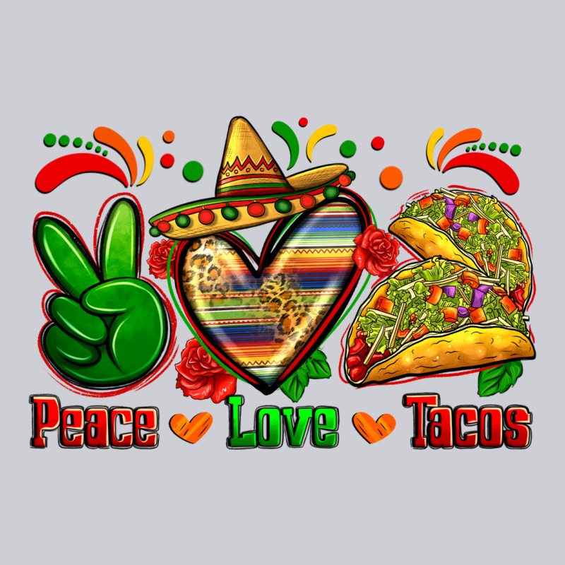 Peace Love Tacos Heavyweight Sweatshirt by Zillion Design Studio | Teevron