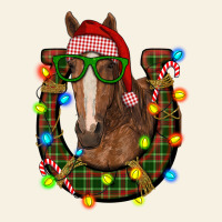 Christmas Horseshoe With Horse Vintage Tee | Teevron