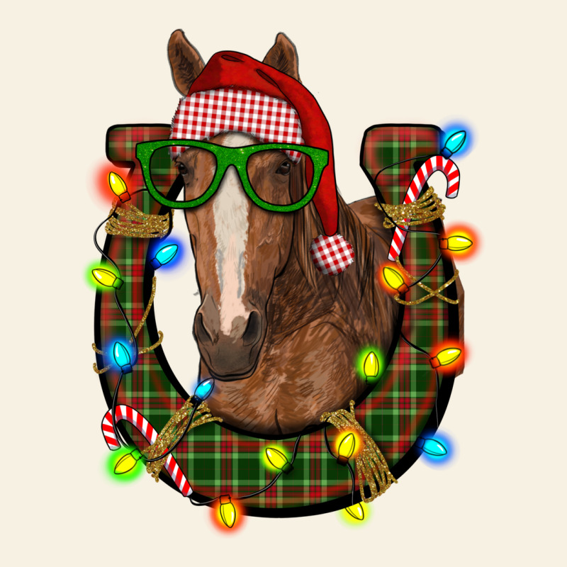 Christmas Horseshoe With Horse Vintage Tee by RanaPortraitStore | Teevron