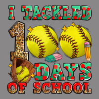 I Tackled 100 Days Of School Softball Vintage Tee | Teevron