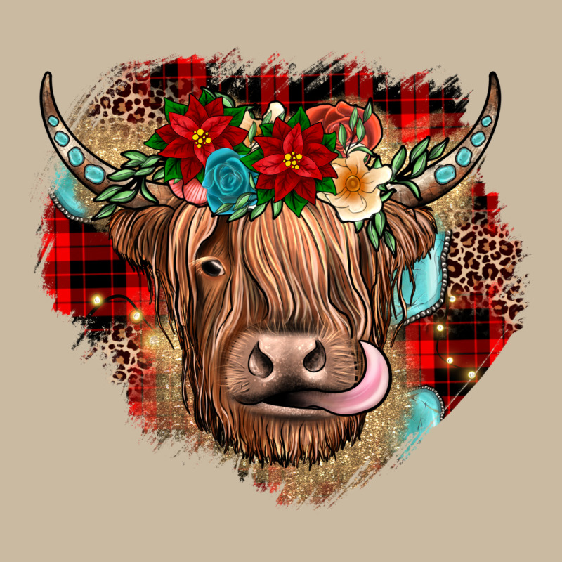 Christmas Cow Gemstone Long Sleeve Tee by JahusDesignShop | Teevron