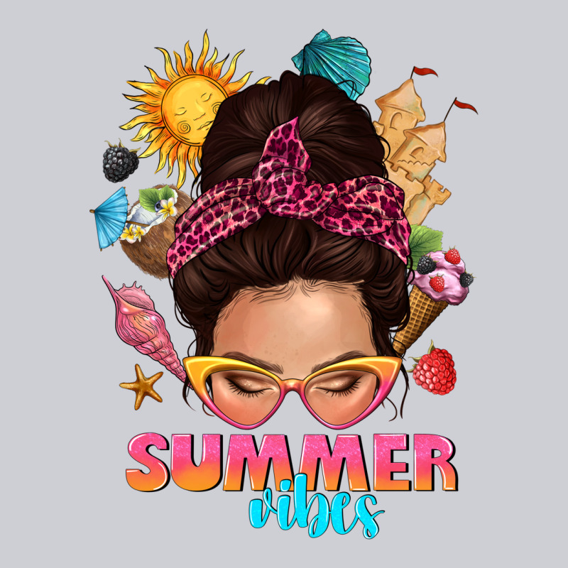 Summer Vibes Messy Bun Tbw Heavyweight Sweatshirt by texasbilliewilder | Teevron