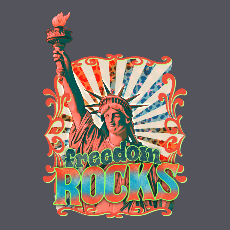 Retro Freedom Rocks Billie Wilder Vintage Hoodie by texasbilliewilder | Teevron